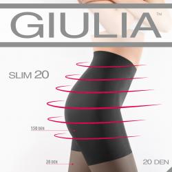 Колготки Giulia  Giulia slim 20 den, 4, Черный