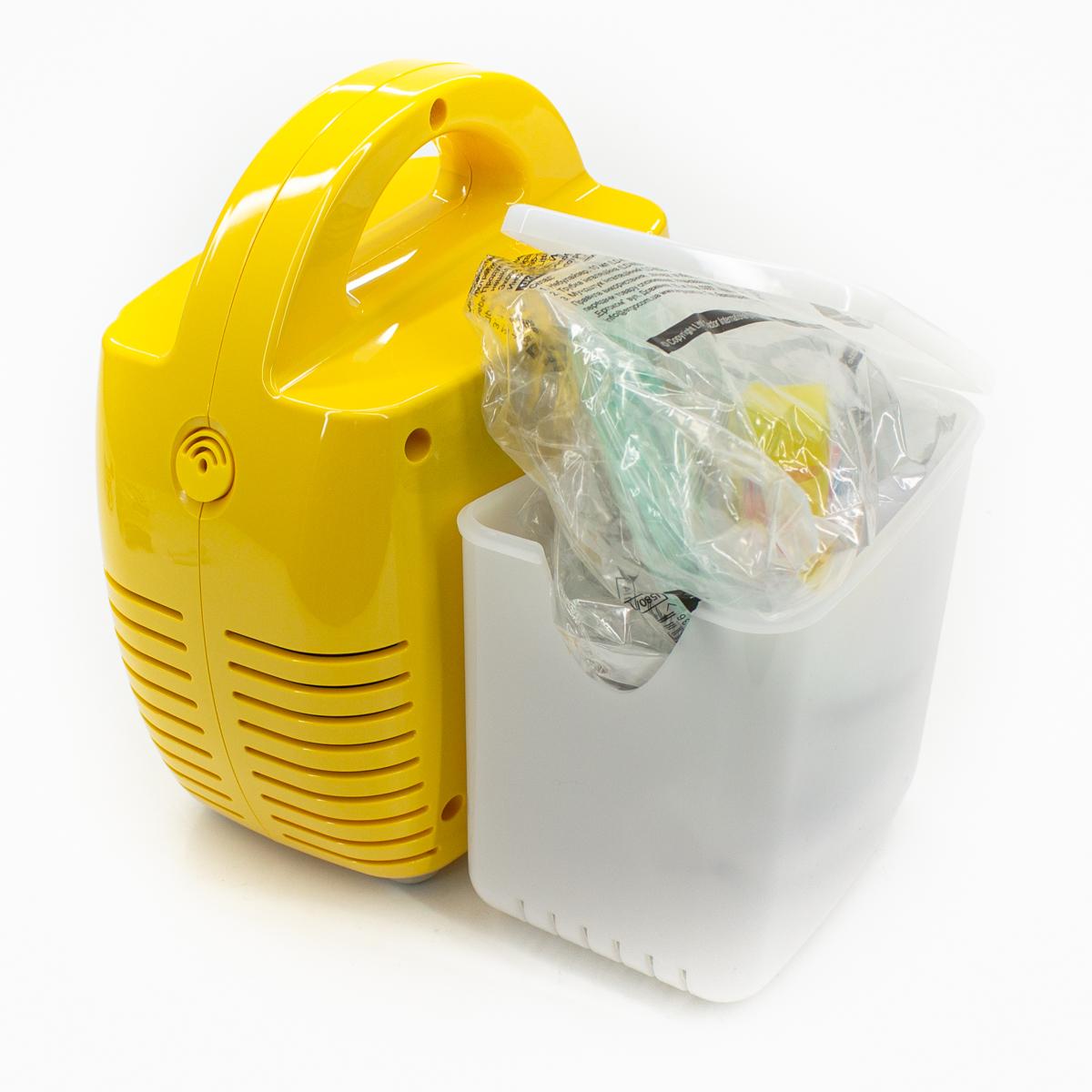 Компрессорный ингалятор небулайзер LD-211 желтый детский Little Doctor