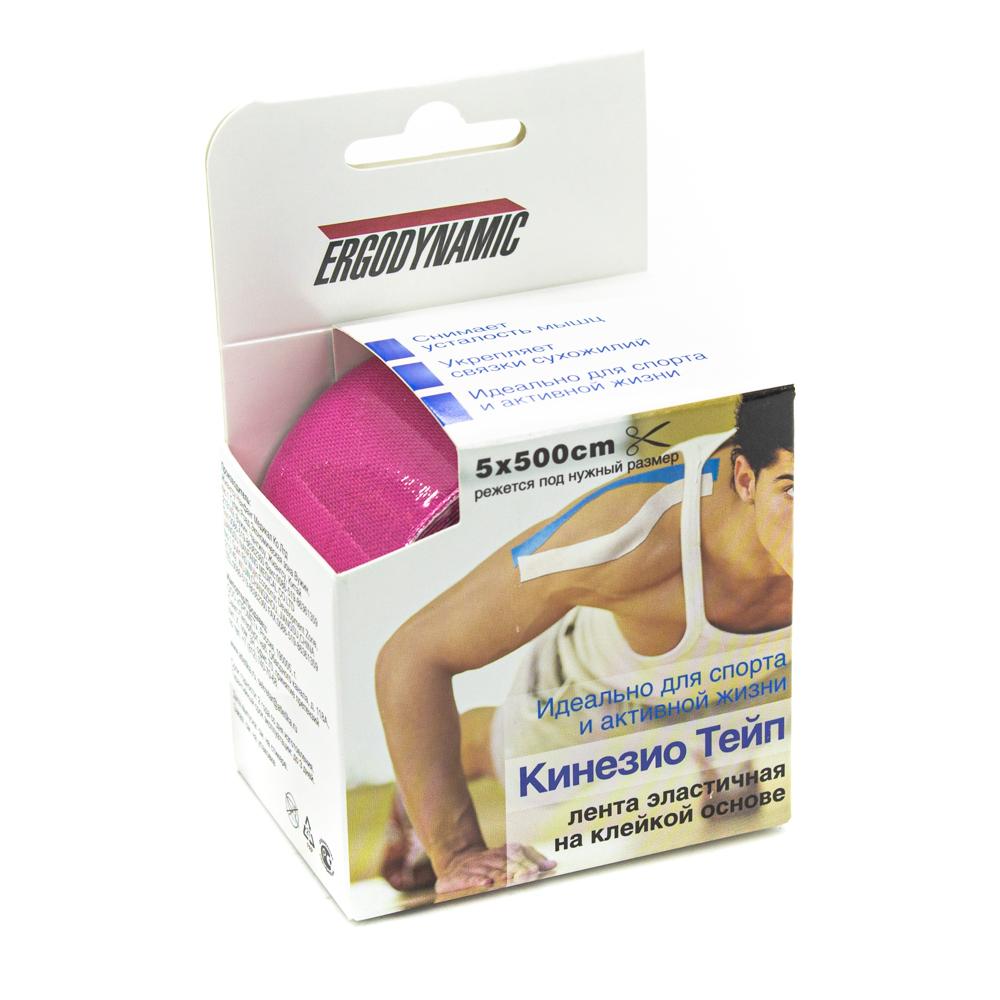 О 5001 Ergodynamic  Кинезио Тейп 5*500 см розовый